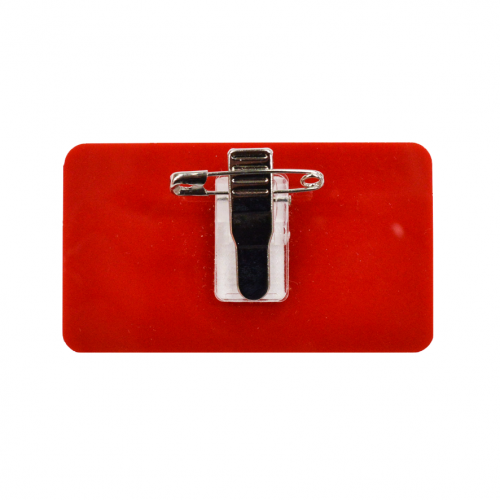 Бейдж с постоянной информацией, акрил, УФ-печать