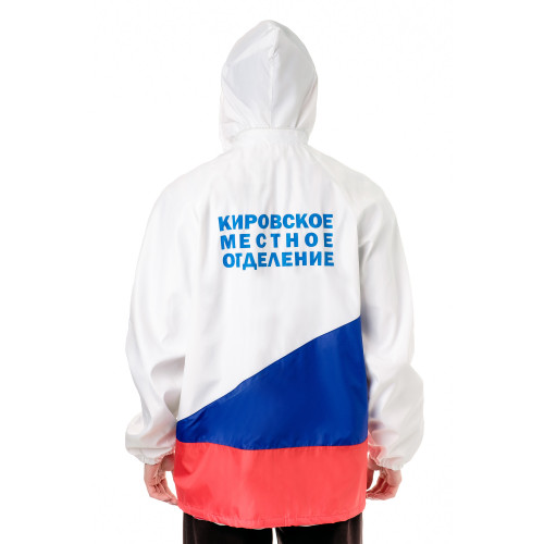 Ветровка с капюшоном, материал: дюспо без подклада