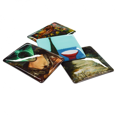 Магнит полимерный, квадратный