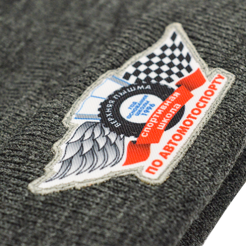Шеврон печатный с обметкой