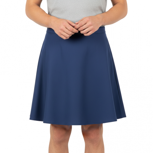 Юбка полусолнце (габардин, без печати)