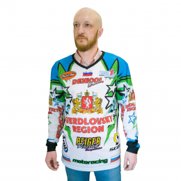 Хоккейный свитер болельщика с полной запечаткой