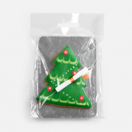 Новогоднее печенье с предсказанием «Елка»