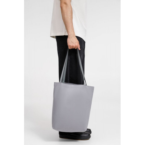 Шопер B5, серый с серыми ручками