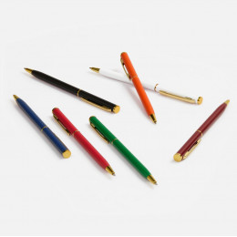 Ручка шариковая Hotel Gold, ver.2, матовая синяя