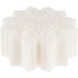 Свеча Snowflame 2, белая, 8 см