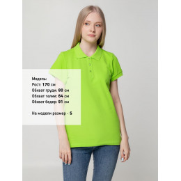 Рубашка поло женская Virma Lady, зеленое яблоко