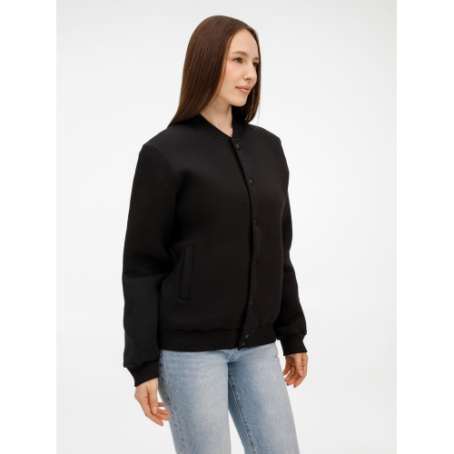 Бомбер унисекс AtmosWear, черный