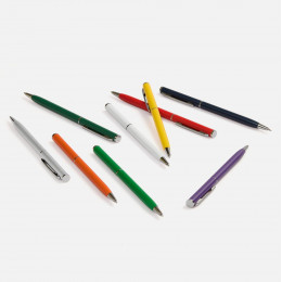 Ручка шариковая Hotel Chrome, ver.2, матовая темно-красная