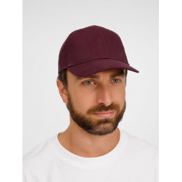 Бейсболка Buffalo, бордовая