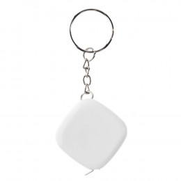 Брелок с рулеткой Metric, белый