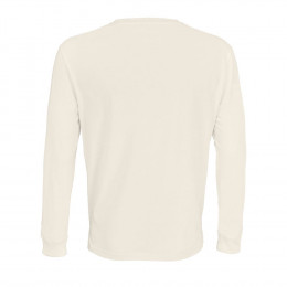 Футболка унисекс с длинным рукавом Pioneer LSL, молочно-белая