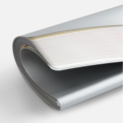 Блокнот Flex Shall ver.2, серебристый