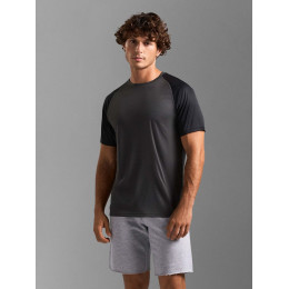 Футболка спортивная унисекс Vortex, черная