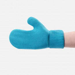 Варежки Yong, ярко-голубые