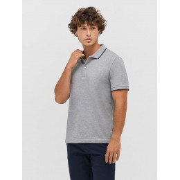 Рубашка поло унисекс Palermo, темно-синяя с белым