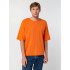 Футболка унисекс оверсайз Street Vibes, оранжевая Футболка унисекс оверсайз Street Vibes, оранжевая