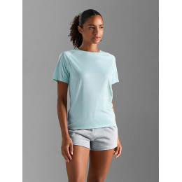 Футболка спортивная женская Vortex Women, зелено-голубая