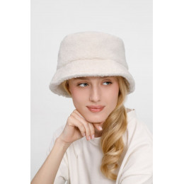 Панама Oblako, утепленная, молочно-белая