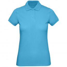 Рубашка поло женская Inspire, бирюзовая