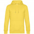 Толстовка с капюшоном унисекс King, желтая Толстовка с капюшоном унисекс King, желтая