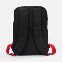 Рюкзак B2, черный с красными стропами