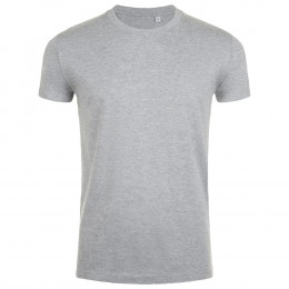 Футболка мужская приталенная Imperial Fit 190, серый меланж