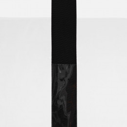 Шопер Clear Fest, ver.2, прозрачный с черными ручками