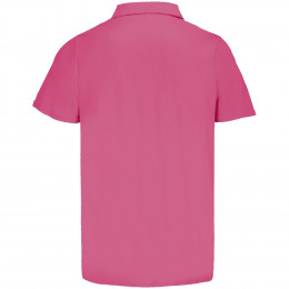 Рубашка поло унисекс Pitcher, розовая (ribbon pink)