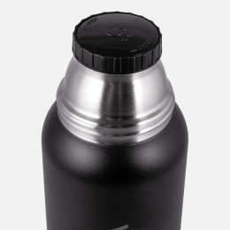 Термос Relaxika 1000 со стикерпаком, черный