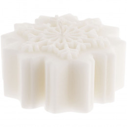 Свеча Snowflame 1, белая, 8 см