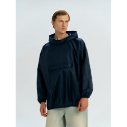 Дождевик-анорак Alatau, укороченный, темно-синий, единый размер