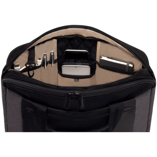 Сумка для ноутбука 16, черный с серым