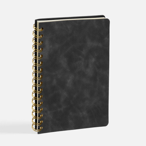 Ежедневник Spiral, недатированный, черный