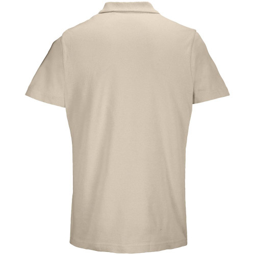 Рубашка поло унисекс Pulse, бежевая (льняная)