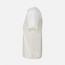 Футболка спортивная унисекс Vortex, молочно-белая