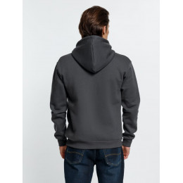 Толстовка на молнии с капюшоном Siverga Heavy, темно-серая (графит)