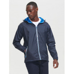 Ветровка Skate, темно-синяя с ярко-синим