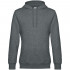 Толстовка с капюшоном унисекс King, темно-серый меланж Толстовка с капюшоном унисекс King, темно-серый меланж