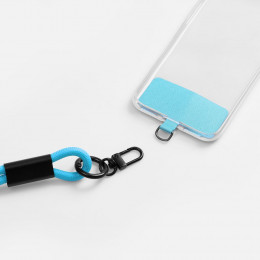 Кабель-ланьярд energyFlex Power Delivery 60 Вт, голубой