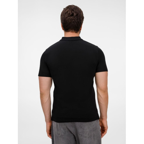 Рубашка поло унисекс Tervise, черная