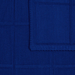 Плед Chainfield, темно-синий (кобальт)