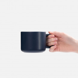 Чашка Jumbo в коробке матовая, темно-синяя