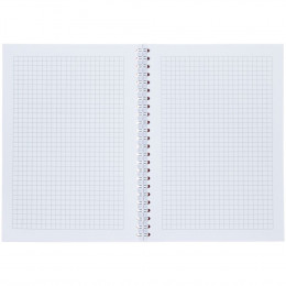 Блокнот Salvador в клетку, красный