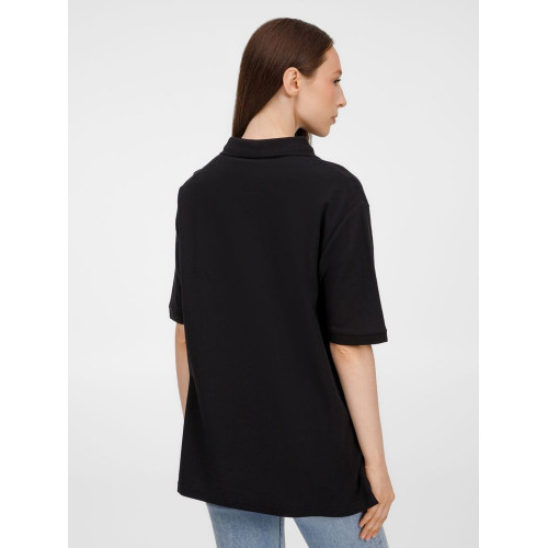 Рубашка поло унисекс Upswing, черная