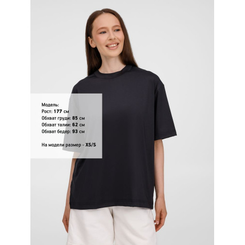 Футболка из бифлекса Morfiss, черная