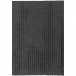 Плед Trenza, темно-серый