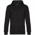 Толстовка с капюшоном унисекс King, черная Толстовка с капюшоном унисекс King, черная