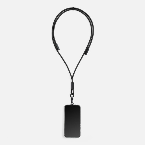 Кабель-ланьярд energyFlex Power Delivery 60 Вт, черный