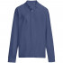Рубашка поло унисекс с длинным рукавом Pacific LSL, синяя (джинс)